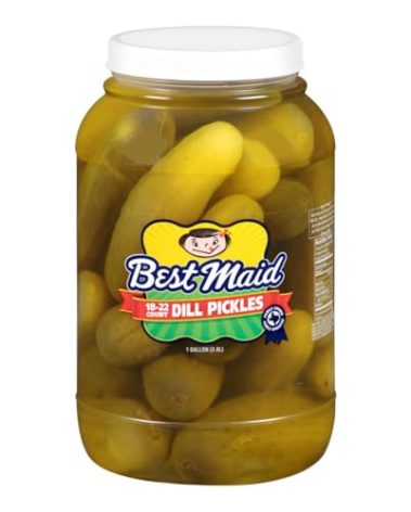 Best Maid Dill Pickles 1 Gal 18-22 Count (1 Pack)