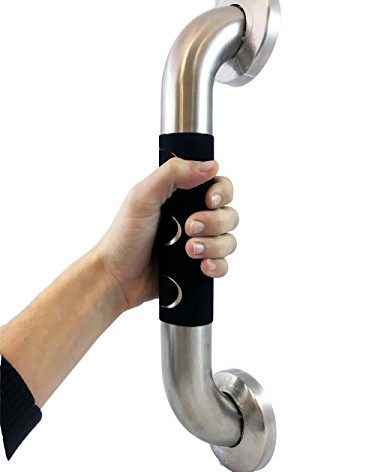 KAPCO HF06SP00672000001 HoldFast Grip for Grab Bar, 1.5", Black