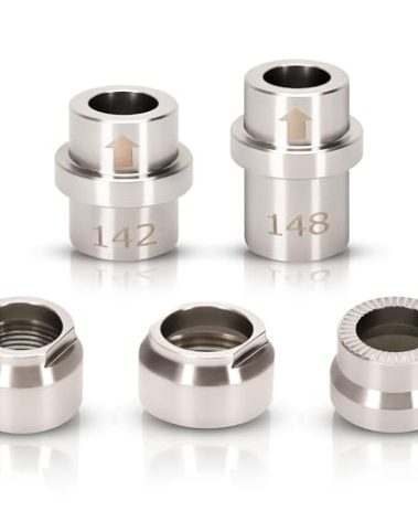 Foinwer KICKR Thru Axle Adapter Kit for Wahoo KIKCR CORE and KIKCR V4 and Newer Models-Easy InstallatioI, Stainless Steel Thru Axle Adapter Kit