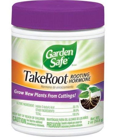 Garden Safe TakeRoot Rooting Hormone for Plants, 2-Ounce (1 Pack) Made in USA