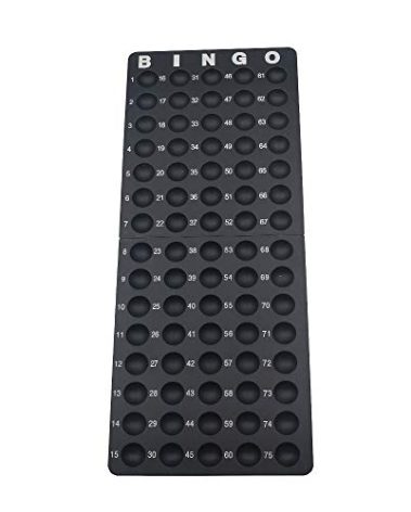 Yuanhe Bingo Board Ball Holder - 7/8" Bingo Balls, Master Board Tray Rack, Parties & Game Nights