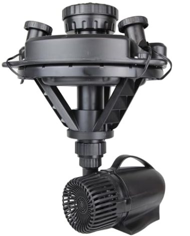 Pond Boss DFTN12003L Floating Fountain With Lights, 50 Foot Power Cord, 1/4 hp