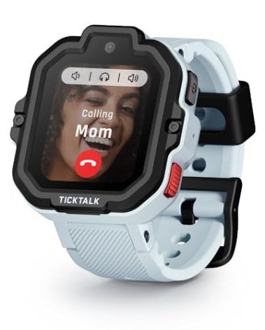 TickTalk5 Smart Watch for Kids with GPS Tracker, Video Calling, Texting, and Parental App, 4G Smartwatch with Free Music, Phone Calls, and Reminders for Kids Ages 3-12