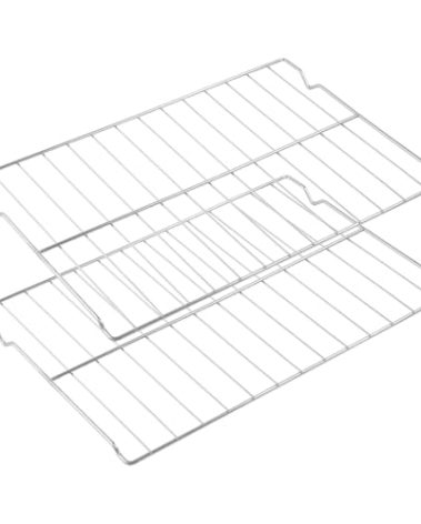 WPW10256908 Oven Rack Stove Replacement Parts for Whirlpool 304 Stainless Steel Gas Range Oven Rack 24 x 15.75 Inch Roper Maytag Kenmore jennair Amana Electric Shelf Rack W10256908 Oven Racks 2 Pcs
