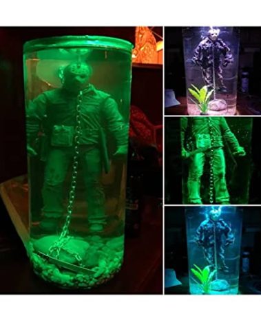 YTCPMHEA 2023 New Horror Movie Collector Action Figure Water Lamp Part 6 Lives Final Display, Collectibles Figures Dolls, Decorative Table Lamp Lights for Home Decor Halloween Unique Gifts