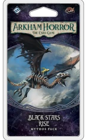 Arkham Horror The Card Game Black Stars Rise MYTHOS PACK - Face the Madness on Mont Saint-Michel! Cooperative Living Card Game, Ages 14+, 1-4 Players, 1-2 Hour Playtime, Made by Fantasy Flight Games