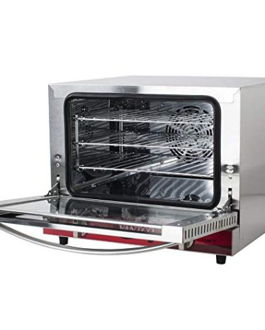 Avantco CO-14 Quarter Size Commercial Countertop Convection Oven Counter Top, 0.8 Cu. Ft. - 120V, 1440W