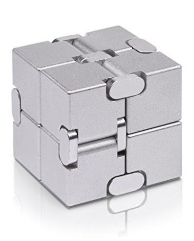 JOEYANK Fidget Cube New Version Fidget Finger Toys - Metal Infinity Cube Prime for Stress and Anxiety Relief/ADHD, Ultra Durable Sensory Gifts for Adults and Teens Kids