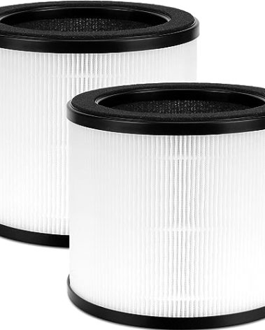 2 Pack HAPF360 Type J Filter Replacement Compatible with Holmes True HEPA 360° Purifier HAP360W and Bionaire True HEPA 360° Air Puri-Fier