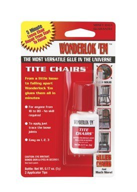 Wonderlok 'Em Super Strength Liquid Glue 0.17 oz.