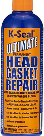 K-Seal ST3501 Pour and Go Head Gasket Sealer, 16oz, Permanent Repair for Blown Head Gaskets, Cracked Heads and Blocks