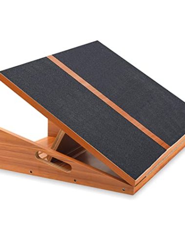 MUCITAGF Professional Extra Large Slant Board for Calf Stretching, Adjustable Incline Board and Calf Stretcher, Calf Stretch Board, 500 lbs Weight Capacity, Extra Side-Handle Design for Portability