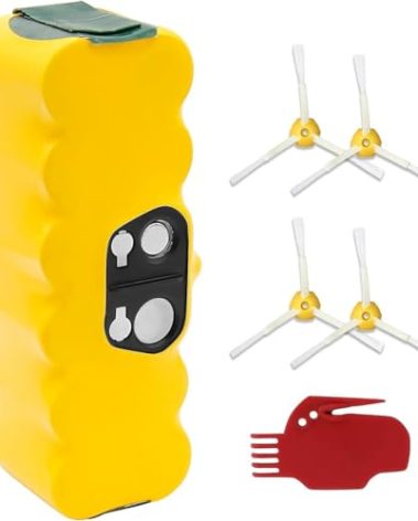 5000mAh 14.4V Replacement for Irobot Roomba 14.4V NI-MH Battery Compatible with iRobot Roomba 500 600 700 800 900 Series 510 531 535 540 550 552 560 570 580 595 620 650 660 760 770 780 790 870