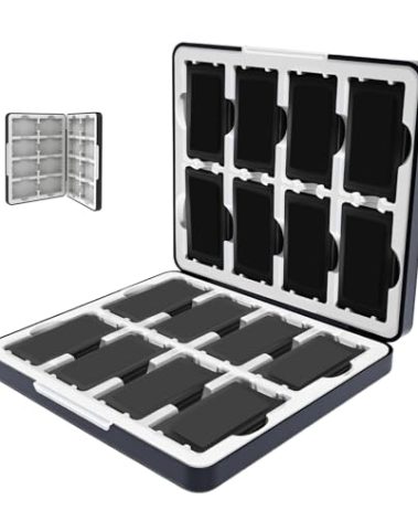 DPVPER Magnetic Game Case for Gameboy Advance Game, Holder for GBA Cartridges, Accessories for Gameboy – Holds 16 Games