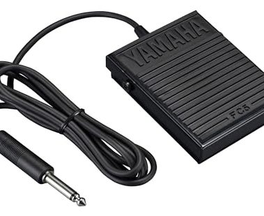 Yamaha FC5 Compact Sustain Pedal for Portable Keyboards, black
