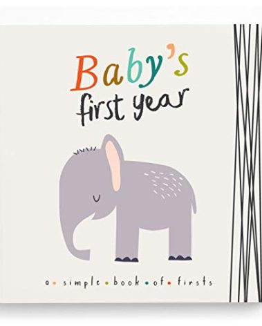 Lucy Darling Little Animal Baby Memory Book – First 5 Years Keepsake Journal & Photo Album for Baby Boy/Girl, Gender-Neutral Milestone Book, Thoughtful Gift for New Moms