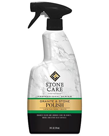 Stone Care International Granite Stone Polish - 24 Ounce - for Granite Marble Soapstone Quartz Quartzite Slate Limestone Corian Laminate Tile Countertop