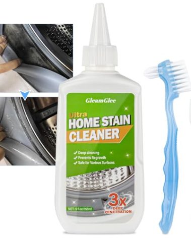 Home Remover Gel, Powerful Washing Machine Gasket Cleaner, Heavy Duty Cleaning Solution for Washing Machine, Refrigerator Strips, Bathroom Grout, Tiles, Sink, Shower - 5 Fl.Oz