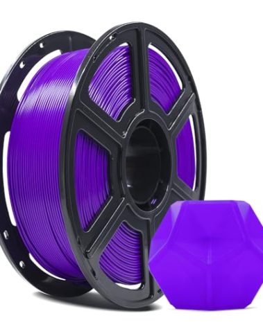 FLASHFORGE 3D Printer Filament, PLA PRO Filament 1.75mm, 1KG Spool (2.2lbs), Dimensional Accuracy +/- 0.02mm for FDM 3D Printers, Better Tenacity & No Knotting (Purple)