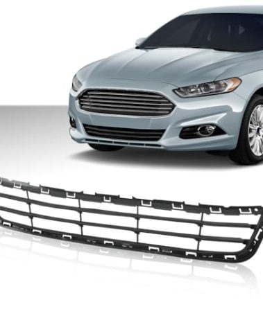 PIT66 Front Bumper Lower Grille Assembly Compatible with Ford Fusion 4 Door 2013-2016 Replacement Grill Textured Black Plastic FO1036149, DS7Z17K945BAPTM