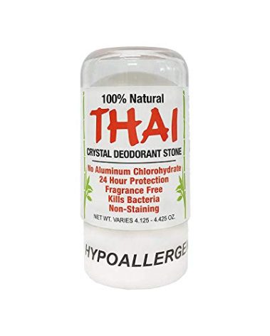 Deodorant Stones of America: Thai Crystal Deodorant, 4.25 oz (Pack of 2), Packaging May Vary