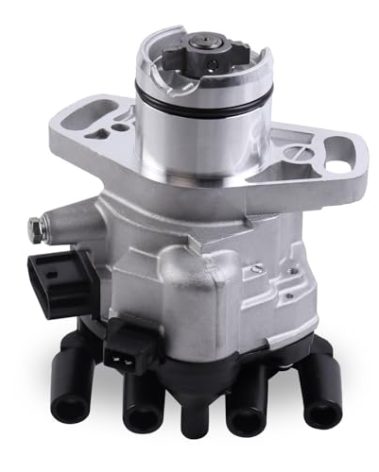 EVERESTWAY Ignition Distributor Compatible for 1995-2000 Dodge Avenger Stratus/Chrysler Cirrus Sebring w/Cap and Rotor kit Replacement MD316173 MD345492