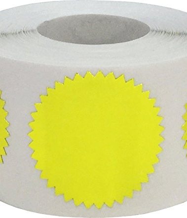Metallic Gold Envelope Seals Color Coding Labels Certificate Award Stickers 1 1/2 Inch Round Circle Dots 500 Total Adhesive Stickers On A Roll