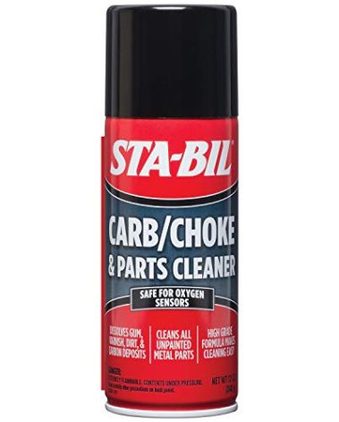 STA-BIL Carb/Choke & Parts Cleaner - Safe For Oxygen Sensors - Dissolves Gum, Varnish, Dirt, & Carbon Deposits - Cleans unpainted Metal Parts - High Grade Formula, 12.5 oz (22005)