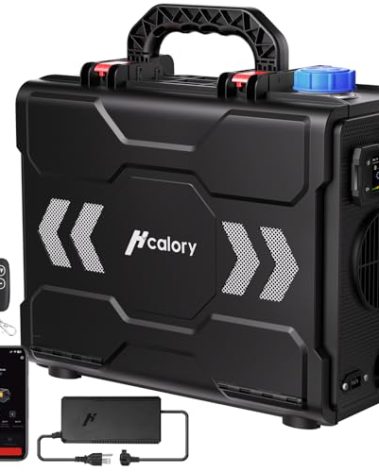 8KW Diesel Heater, All in One 6L Toolbox 2S Portable Parking Diesel Air Heater 110/12/24V with App Control, Automatic Start and Stop, Altitude Mode Functions for RV Garage Camper Fishing 2025 Upgraded