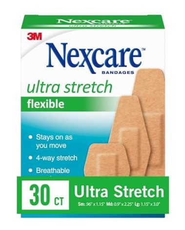 Nexcare Soft 'n Flex Bandage, Assorted Sizes, 30 Count
