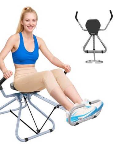 ZIWWVY AB SWING INFINITY - 3rd Gen Ab Machine, Eliminates Arm Fatigue, 360° Core Isolation, 300 LBS Capacity