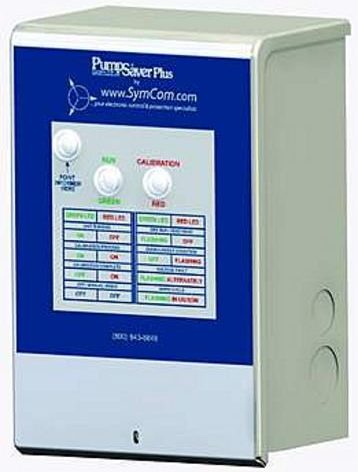 PumpSaver Plus 233P-1.5-ENCL SymCom Low Yield Water Well Pump Protection MADE IN USA