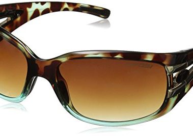 Tifosi Women's Lust Sunglasses (Blue Tortoise, Brown Gradient)