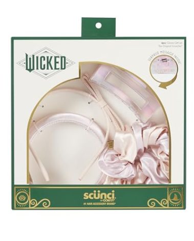 Wicked Glinda Gift Box - hair accessories for girls - gifts for her - hair accessories - Scunci by Conair - 4PK