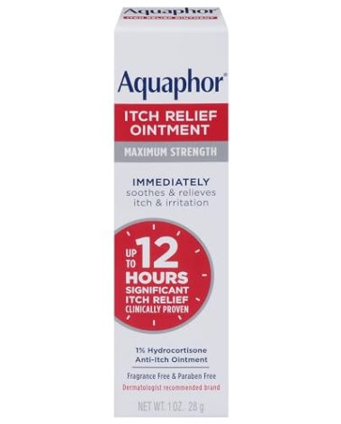Aquaphor, Ointment Itch Relief Standing, 1 Ounce