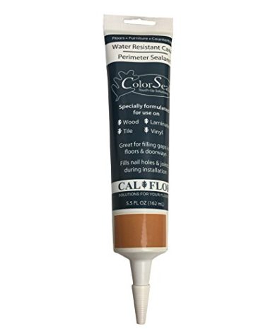 CalFlor CA49604CF ColorSeal Flexible Sealant – Cherry | Water-Resistant, Solvent-Free Caulk for Wood, Laminate & Vinyl Floors, Gaps & Countertops – 5.5 oz Tube
