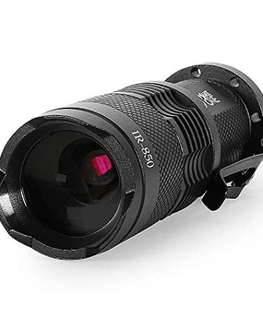Maketheone IR Torch 3 Watt 850NM Infrared Light Night Vision Flashlight Torch - Infrared Light is Invisible to Human Eyes - to be Used with Night Vision Device (NOT Include Battery)
