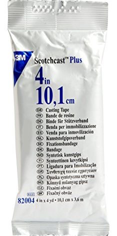 Scotchcast 3M Scotchcast 82004 Plus Casting Tape, White 4" x 4 Yard (Pack of 10)