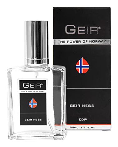 Geir Ness Eau de Parfum Spray For Men - Long Lasting Fresh, Cool Scent - Mix of Refreshing Norwegian Mountain Fragrance