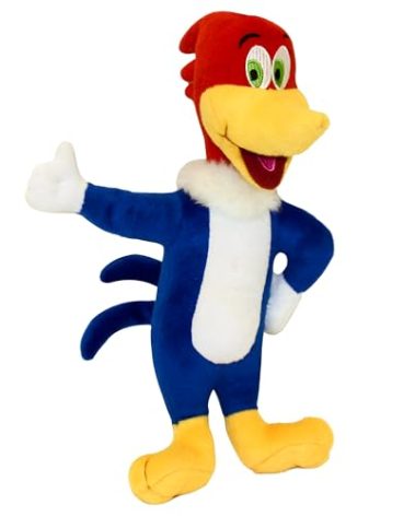 Multipet Woody Woodpecker X-Small 6" Bird Dog Toy | Funny Bird Dog Toy Contains No Electronic Parts or Circuitry | Woodpecker Dog Squeaker | Small/Medium Breed | 6" | Officially Licensed
