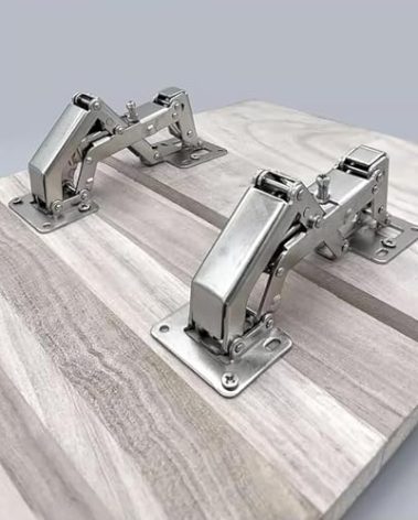 4Pcs 170 Degree Hinges，Soft Close Cabinet Door Hinges,Corner Cabinet Hinges Concealed Hydraulic Adjustable Cabinet Door Damper, No Slot Required - Easy Installation