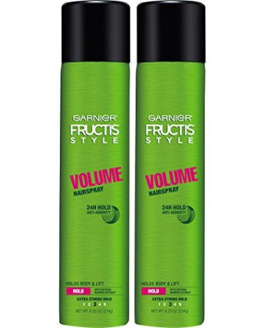 Garnier Fructis Style Volume Anti-Humidity Hairspray, 8.25 Oz, 2 Count, (Packaging May Vary)