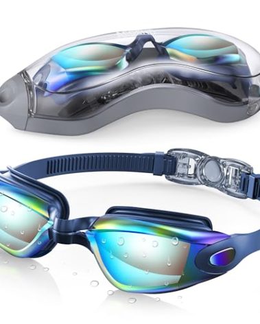 Aegend Swim Goggles, Swimming Goggles No Leaking Full Protection Adult Men Women Youth