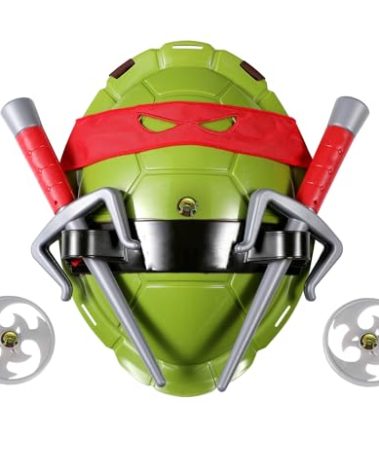 ZORUIS Superhero Cosplay Costume with Toy Weapons Eye Masks and Shell for Kids Children Halloween Party