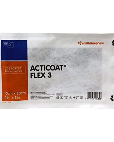 ACTICOAT Flex 3 Silver Dressing 4" x 8" (Each) # 66800417 Y