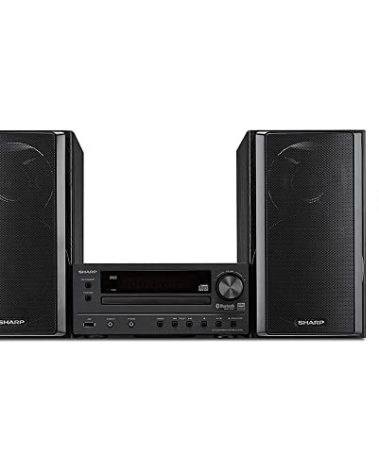 Sharp XL-HF203B Hi-Fi Component Stereo Speaker System with High Resolution Audio