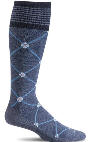 Sockwell Women's Elevation Firm Graduated Compression Socks, Denim - S/M