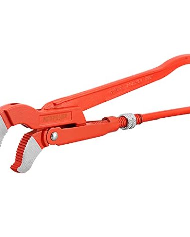 MAXPOWER Swedish Pipe Wrench 15 inch, S Shaped Jaw