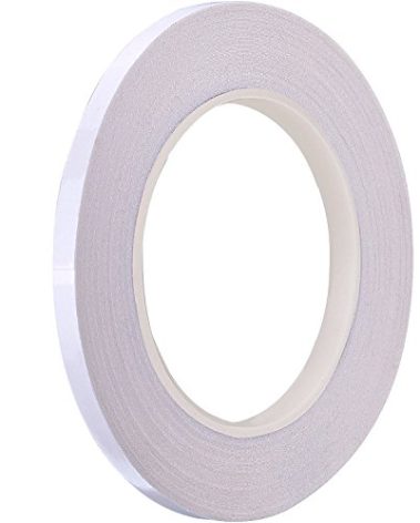 Outus Quilting Tape Wash Away Tape 1/4 Inch by 22 Yard Double Sided No Sewing Hem Tape Fabric Tape for Pants Cloth DIY (1 Roll)