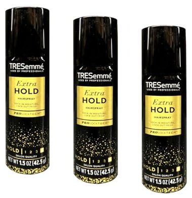 TRESemmé TRES Two Aerosol Hair Spray Extra Hold,Travel Size,1.5 oz(Pack of 3)
